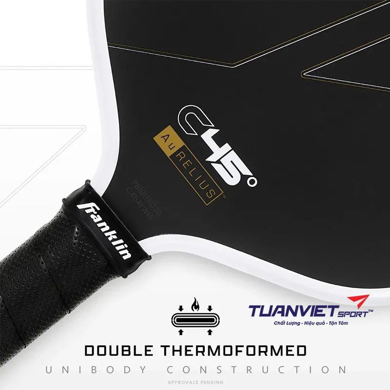 C&ocirc;ng nghệ nổi bật của Vợt Pickleball Franklin C45&deg; Anna Leigh Waters Signature 16mm