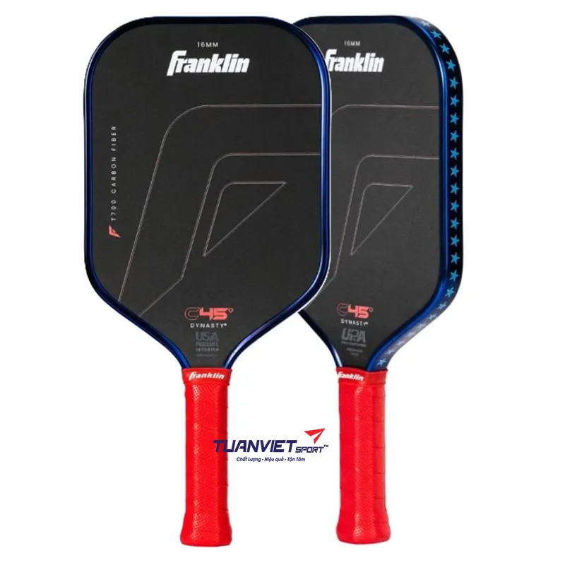 Vợt Pickleball Franklin C45&deg; Dynasty Red White & Blue