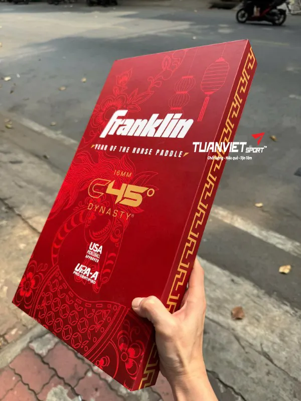 Một số hình ảnh thực tế của Vợt Pickleball Franklin C45° Dynasty Year of The Horse Limited Edition