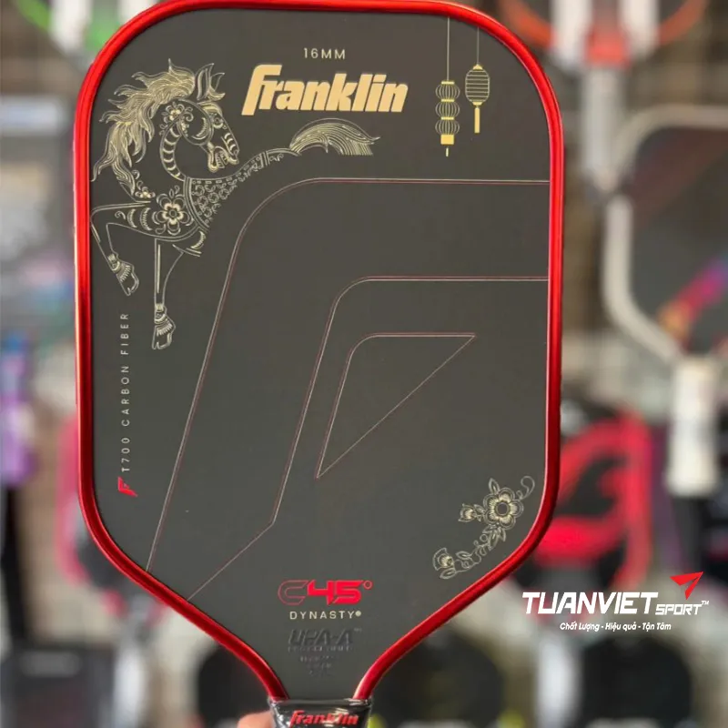 Một số hình ảnh thực tế của Vợt Pickleball Franklin C45° Dynasty Year of The Horse Limited Edition