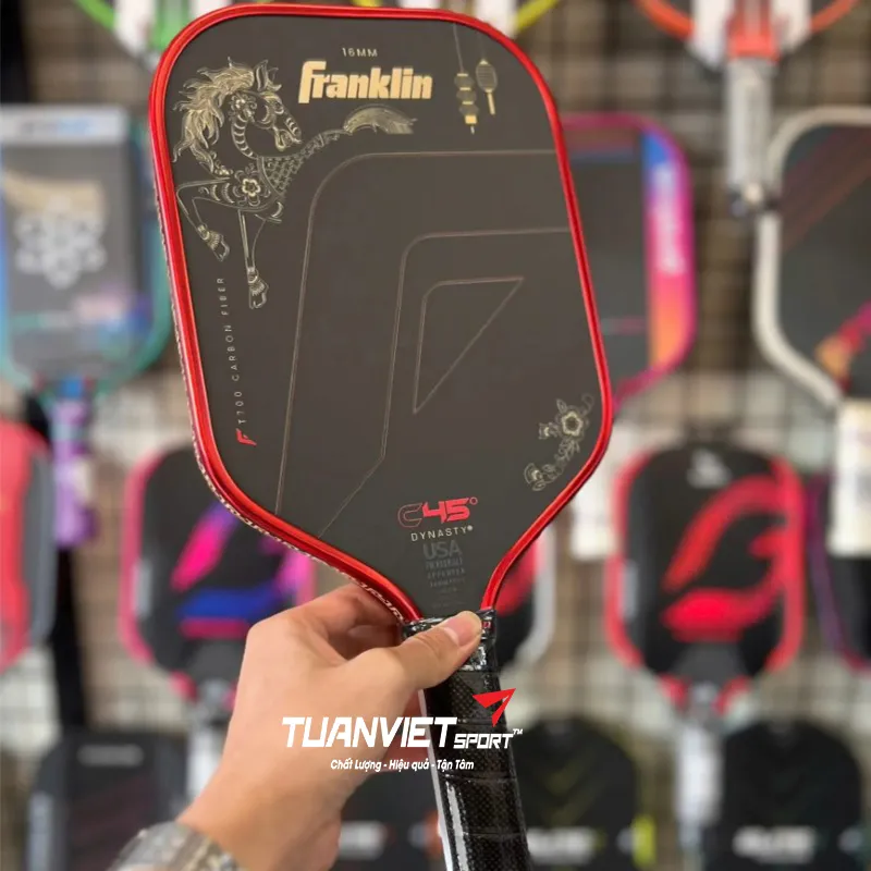 Một số hình ảnh thực tế của Vợt Pickleball Franklin C45° Dynasty Year of The Horse Limited Edition