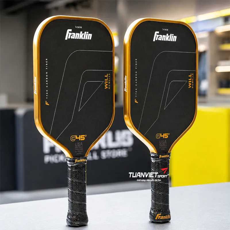 Vợt Pickleball Franklin C45&deg; Will Howells Gold