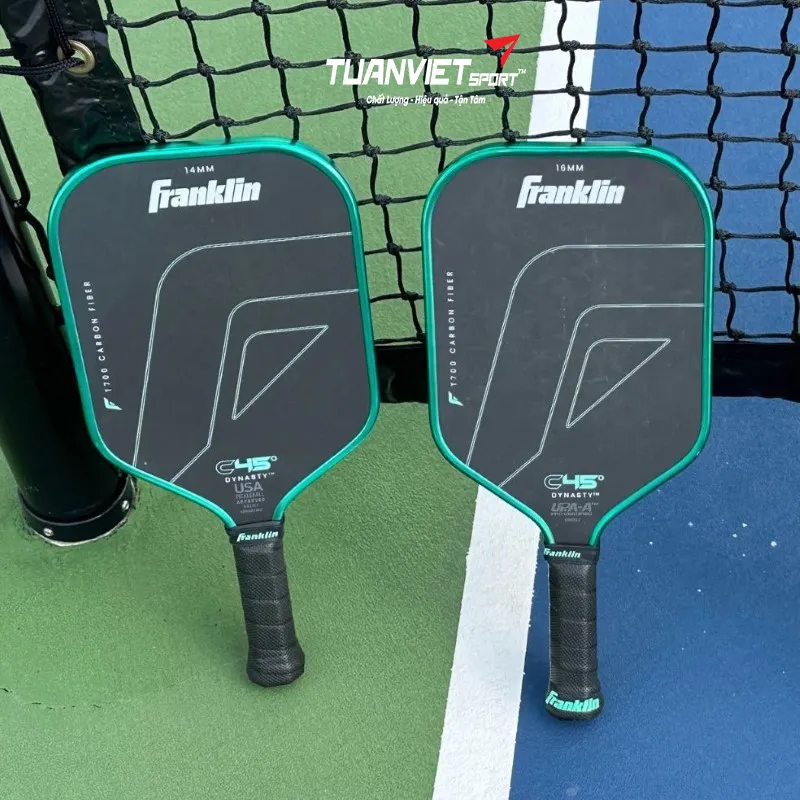 Một số hình ảnh thực tế của Vợt Pickleball Franklin C45° Dynasty 14mm
