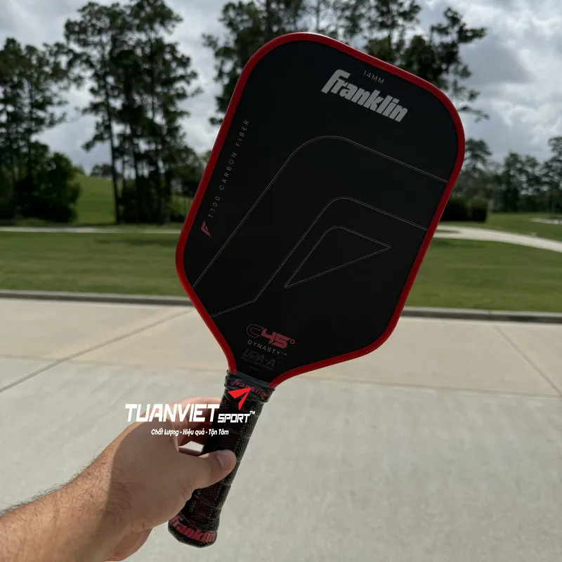 Một số hình ảnh thực tế của Vợt Pickleball Franklin C45° Dynasty 14mm