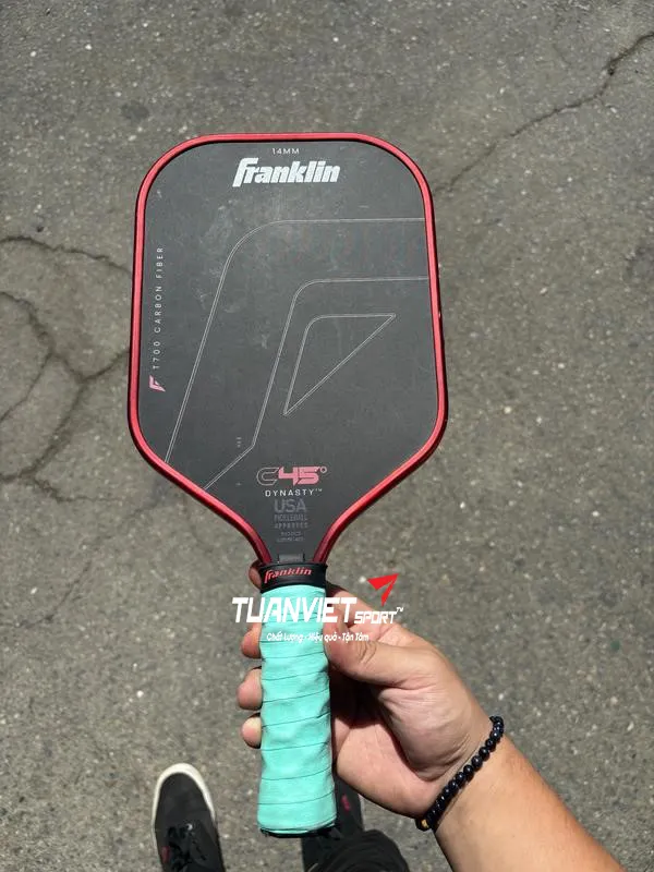 Một số hình ảnh thực tế của Vợt Pickleball Franklin C45° Dynasty 14mm