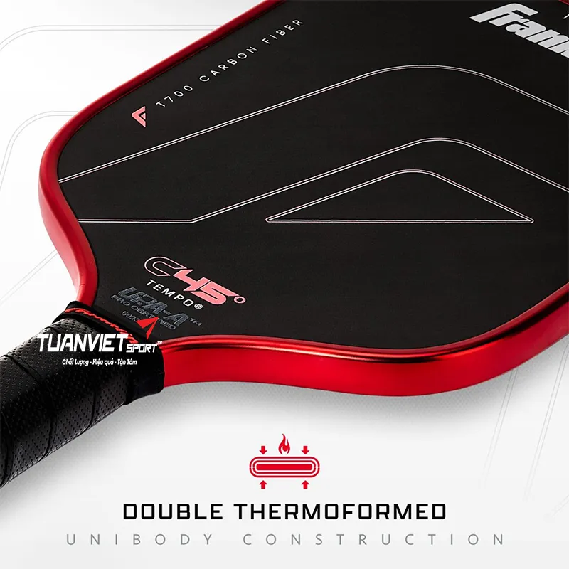 Đặc điểm và công nghệ nổi bật của Vợt Pickleball Franklin C45° Tempo 14mm