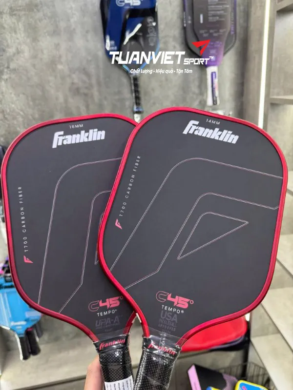 Hình ảnh thực tế của Vợt Pickleball Franklin C45° Tempo 14mm