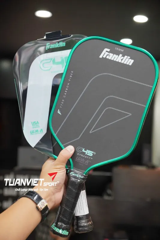 Hình ảnh thực tế của Vợt Pickleball Franklin C45° Dynasty - Xanh Mint
