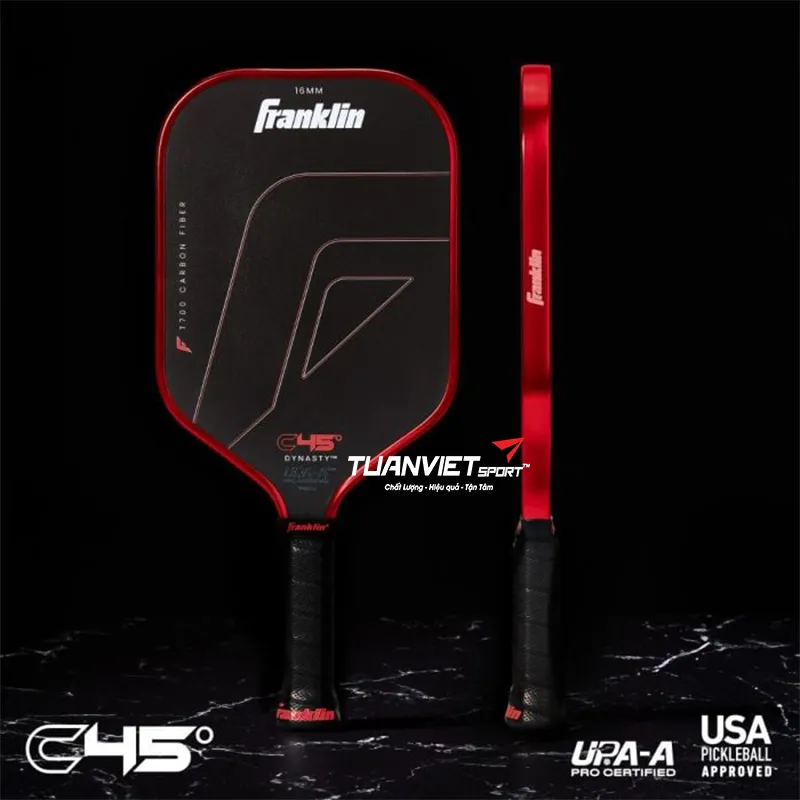 Vợt Pickleball Franklin C45° Dynasty 16mm