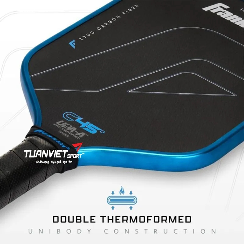 Đặc điểm và công nghệ nổi bật của Vợt Pickleball Franklin C45° Hybrid 14mm