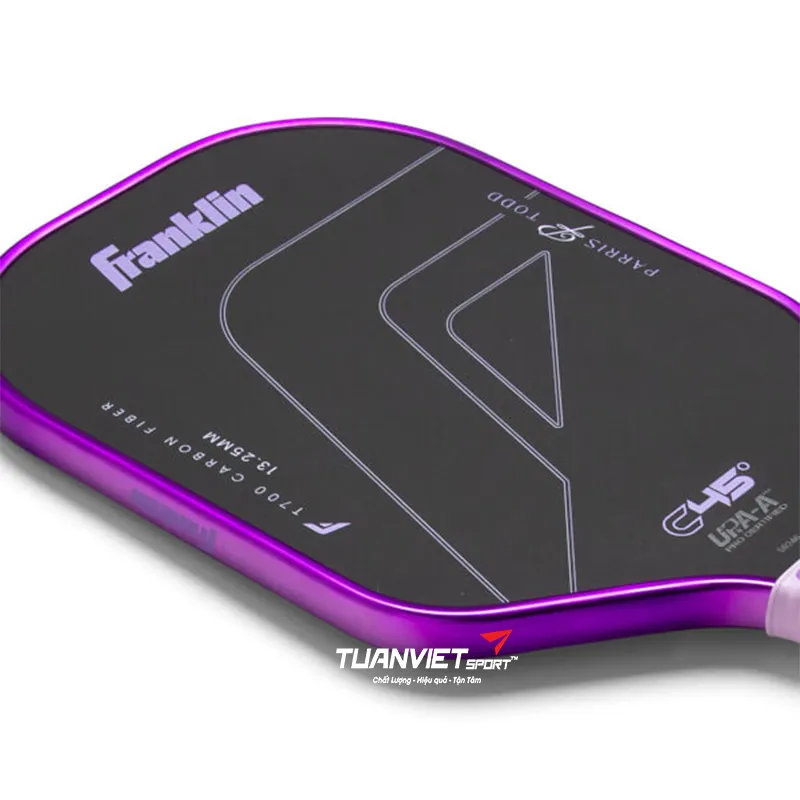Vợt Pickleball Franklin C45° Parris Todd 13.25mm - Lilac