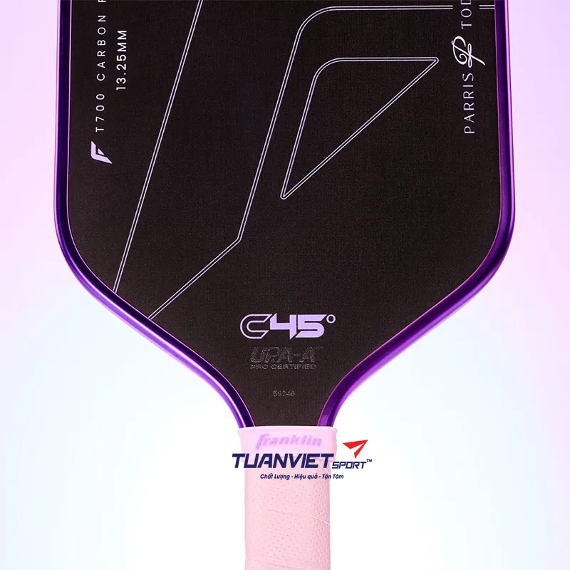 Vợt Pickleball Franklin C45° Parris Todd 13.25mm - Lilac