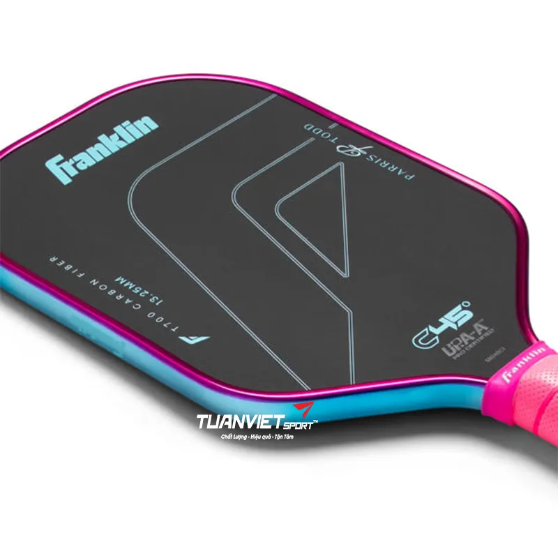 Vợt Pickleball Franklin C45° Parris Todd 13.25mm - Pink/Blue