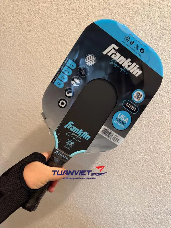 Vợt Pickleball Franklin Signature Carbon 13mm Elongated