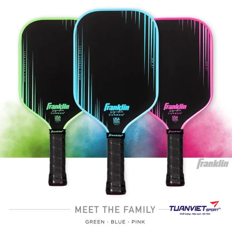 Vợt Pickleball Franklin Signature Carbon 13mm Elongated
