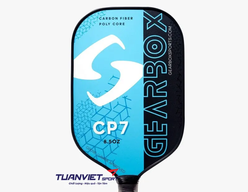 Vợt Pickleball Gearbox CP7 - 8.5oz Blue
