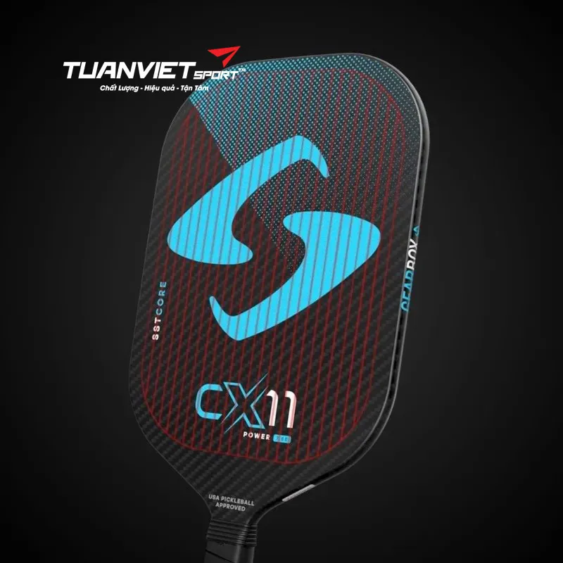 Vợt Pickleball Gearbox CX11E Power - Blue