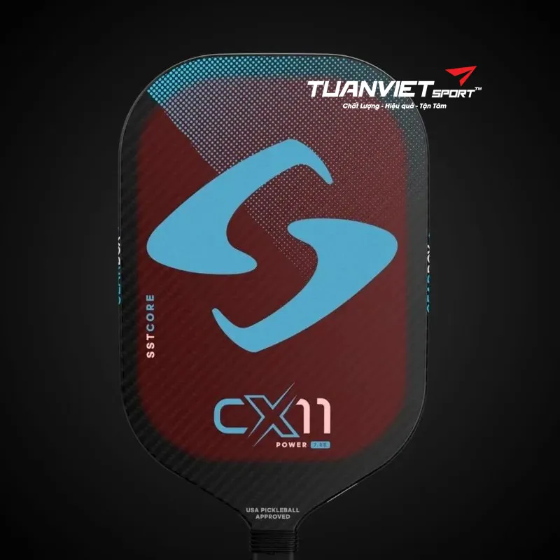 Vợt Pickleball GEARBOX CX11 Quad Power - Blue