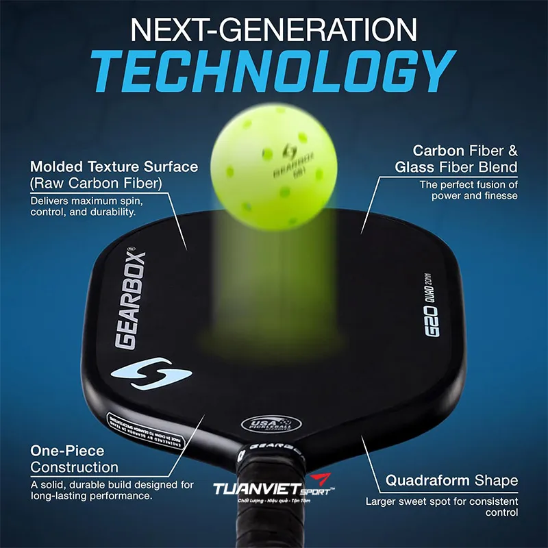 Vợt Pickleball Gearbox G20