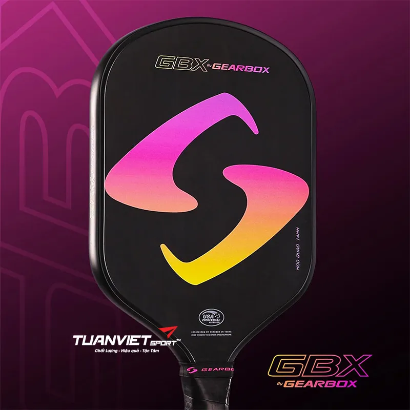 Vợt Pickleball Gearbox GBX ModQuad 14mm