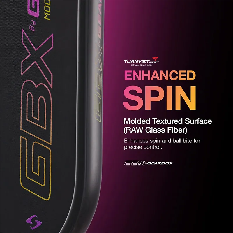 Vợt Pickleball Gearbox GBX ModQuad 14mm