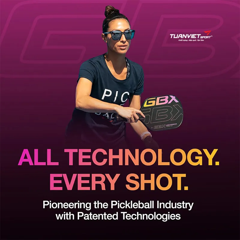 Vợt Pickleball Gearbox GBX ModQuad 14mm