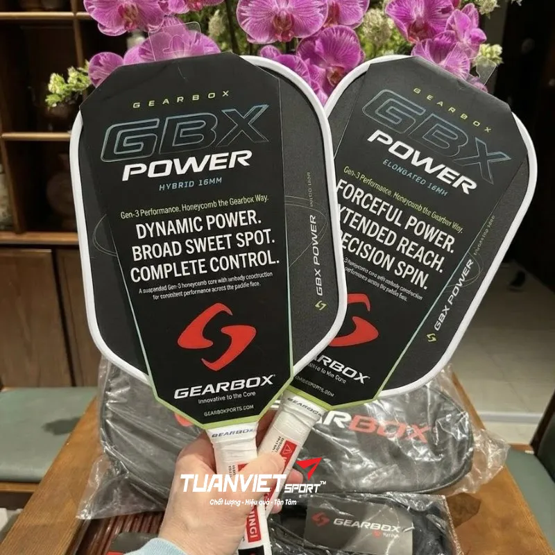 Vợt Pickleball Gearbox GBX Power 16mm