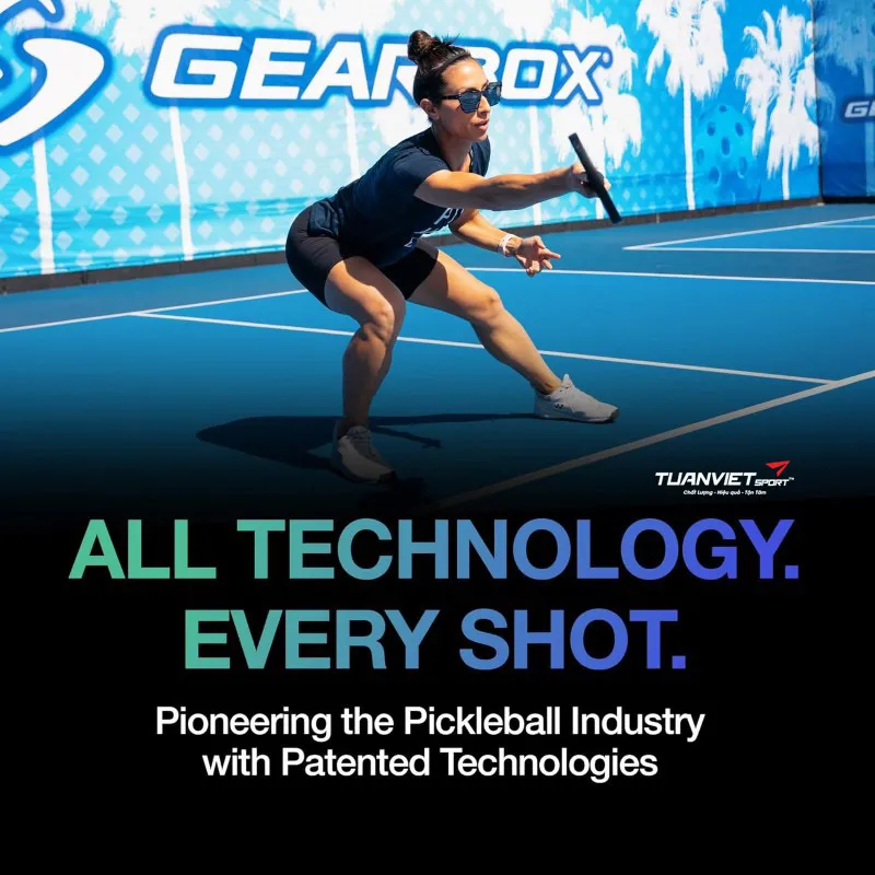 Vợt Pickleball Gearbox GBX Quad 12mm