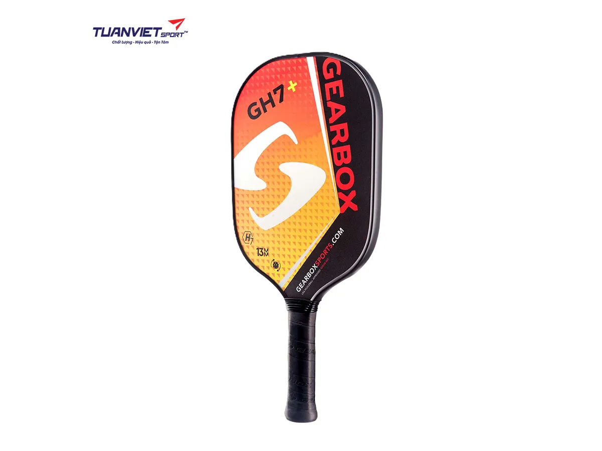 Vợt Pickleball GEARBOX GH7+ Red/Yellow