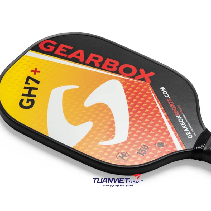 Vợt Pickleball GEARBOX GH7+ Red/Yellow