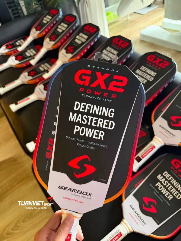 Vợt Pickleball Gearbox GX2 Power Elongated Dual Certified - Limited Edition