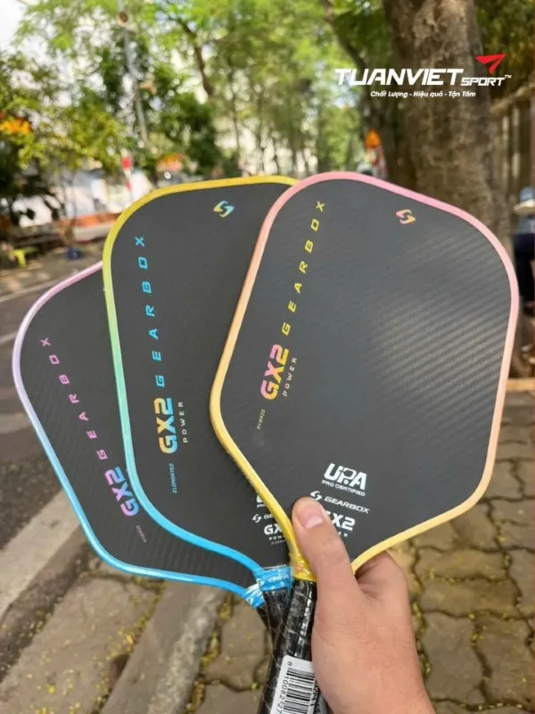 Vợt Pickleball Gearbox GX2 Power Limited Edition Blue Yellow