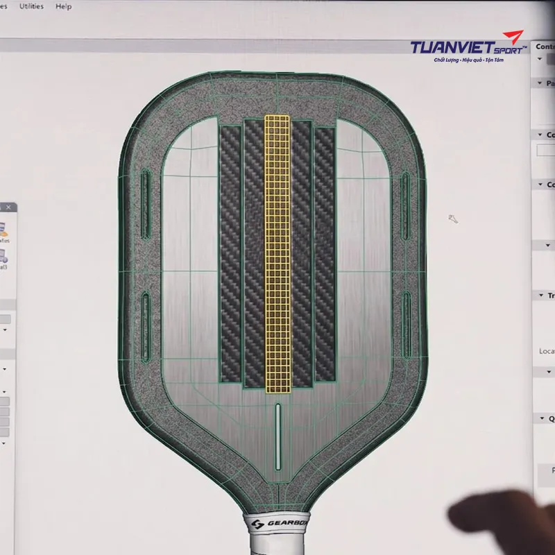 Vợt Pickleball Gearbox Pressure X Elongated 8E