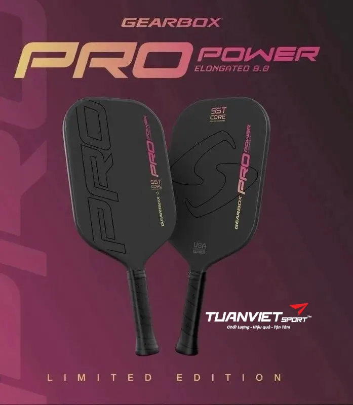 Vợt Pickleball Gearbox Pro Power Elongated