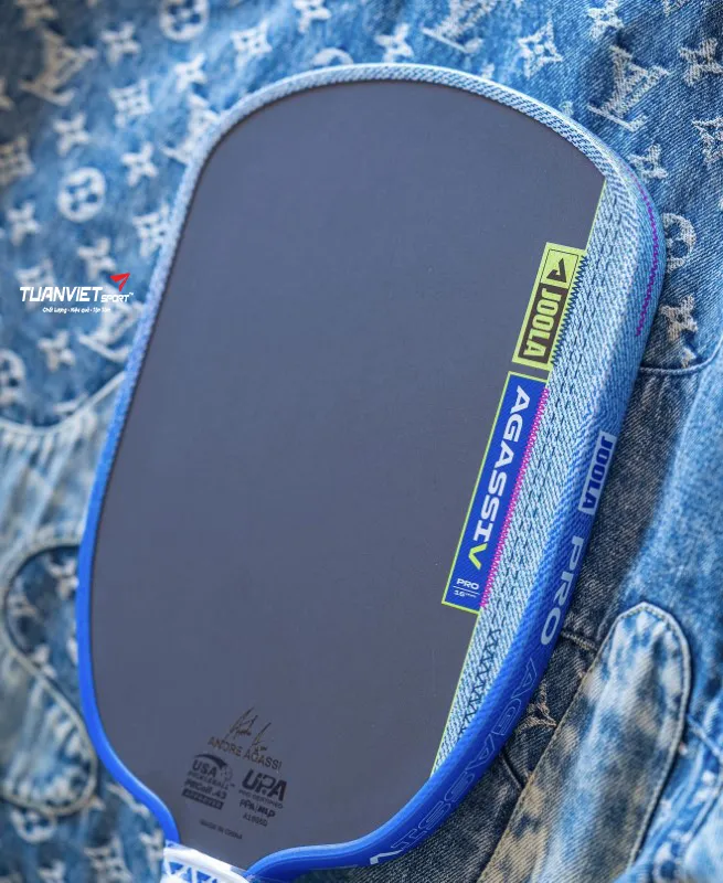 Vợt Pickleball JOOLA Agassi Pro V Andre Agassi Washed Indigo 16mm