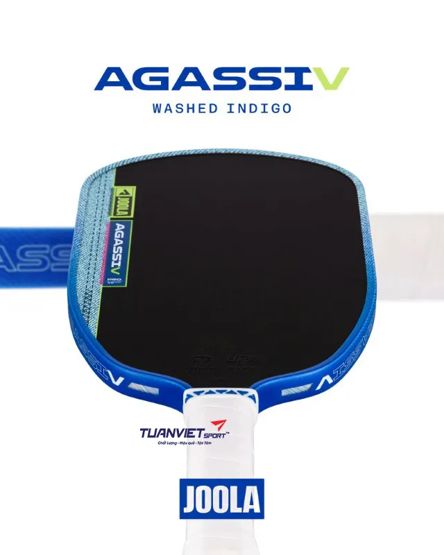 Vợt Pickleball JOOLA Agassi Pro V Andre Agassi Washed Indigo