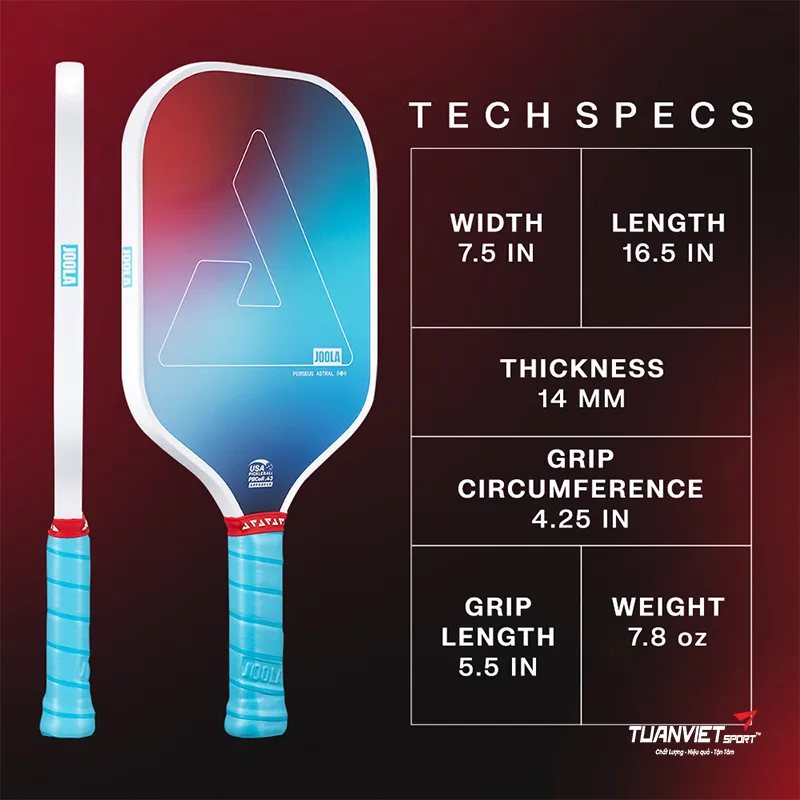 Th&ocirc;ng số Vợt Pickleball JOOLA Astral