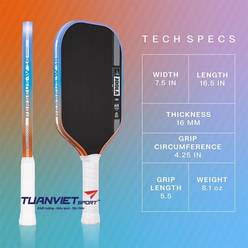 Vợt Pickleball Joola Ben Johns Perseus Pro IV 16mm Exclusive Chroma Colorway