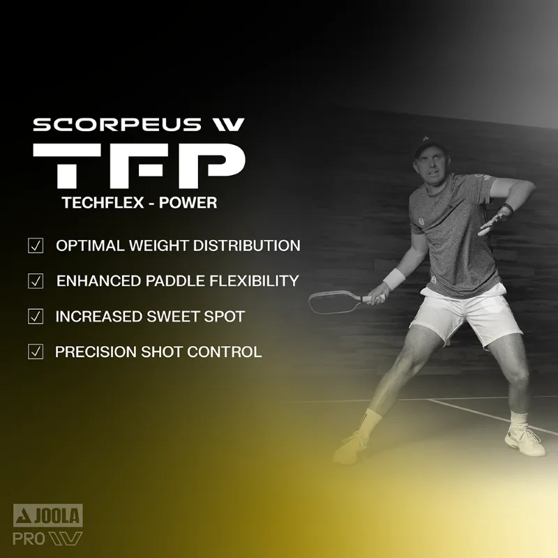 Công nghệ của JOOLA Collin Johns Scorpeus Pro IV 16mm