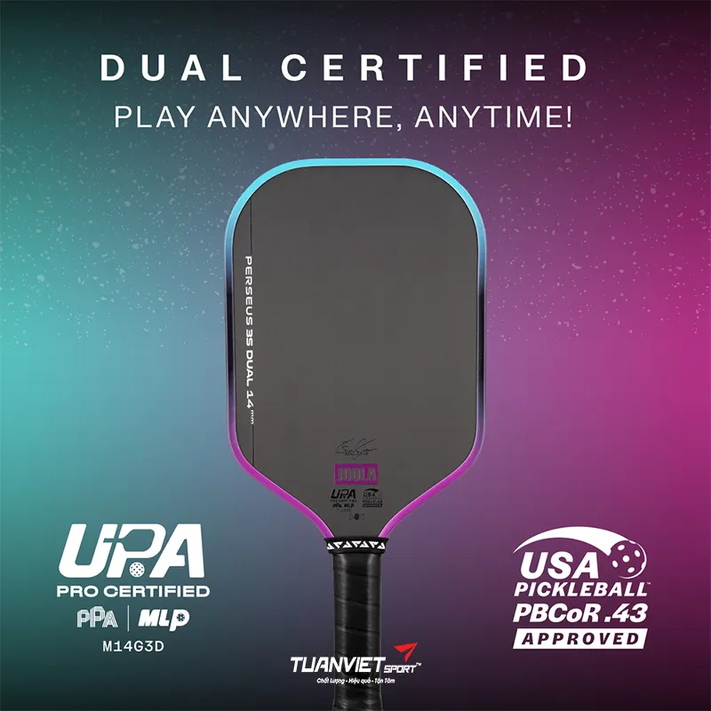 Vợt Pickleball Joola Perseus 3S Dual 14mm