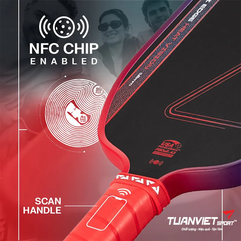 Công nghệ nổi bật của Vợt Pickleball Joola Agassi Edge Heat Vision