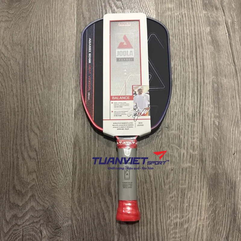 Hình ảnh thực tế của Vợt Pickleball Joola Agassi Edge Heat Vision