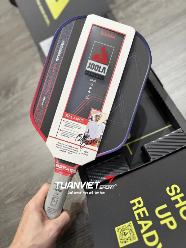 Hình ảnh thực tế của Vợt Pickleball Joola Agassi Edge Heat Vision