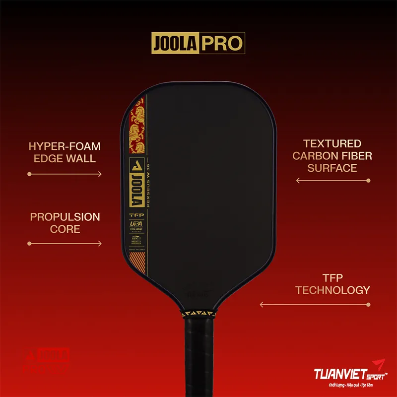 C&ocirc;ng nghệ nổi bật của Vợt Pickleball Joola Perseus Pro IV - Year of The Horse Edition