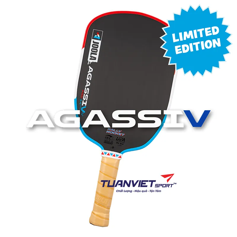 Vợt Pickleball JOOLA Agassi Pro V Rally Rocket 16mm