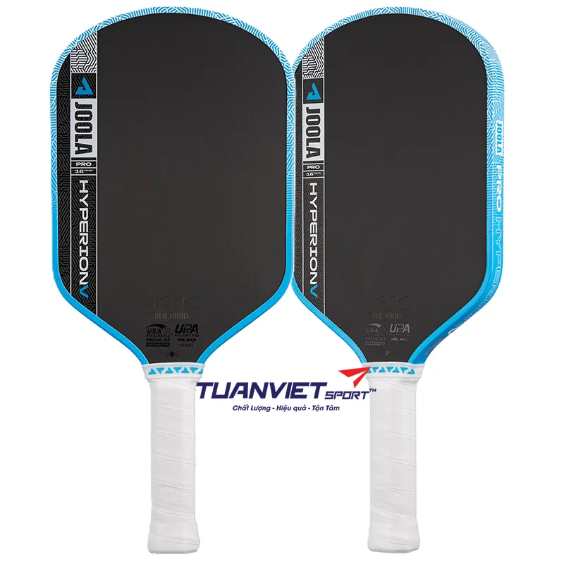 Vợt Pickleball JOOLA Hyperion Pro V Ben Johns Bolt Blue 16mm