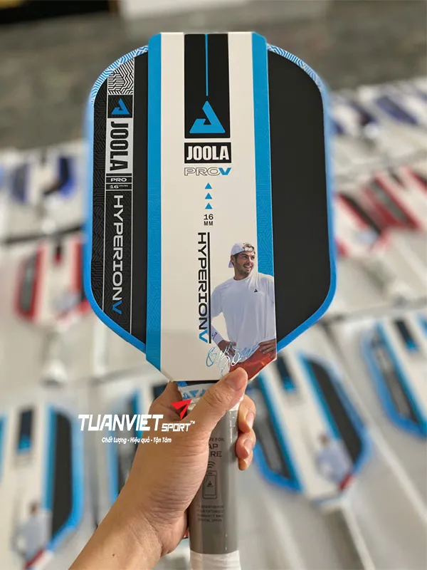 Vợt Pickleball JOOLA Hyperion Pro V Ben Johns Bolt Blue 16mm