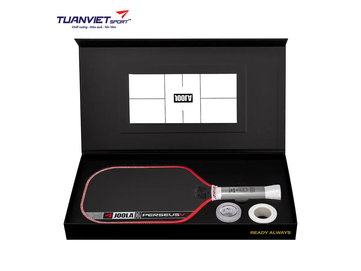 Vợt Pickleball JOOLA Perseus Pro V Ben Johns Blaze Red 14mm