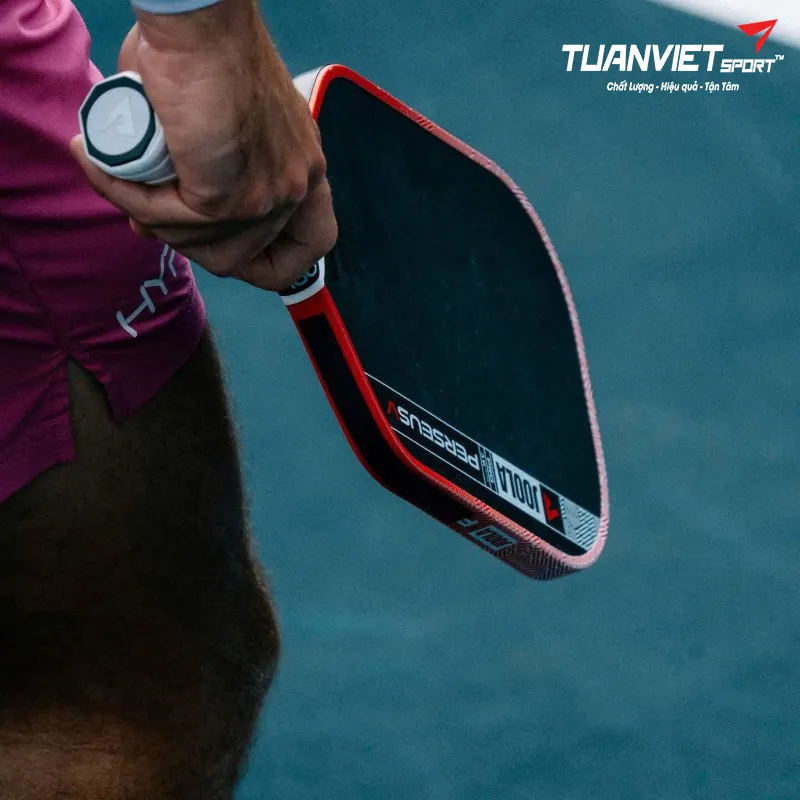 Hình ảnh thực tế của Vợt Pickleball JOOLA Perseus Pro V Ben Johns Blaze Red 16mm
