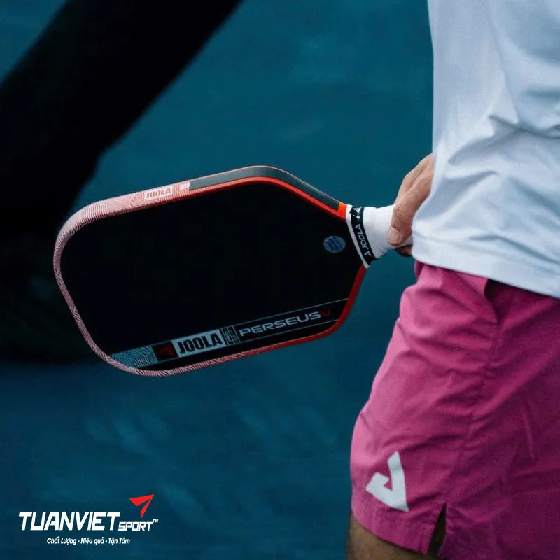 Hình ảnh thực tế của Vợt Pickleball JOOLA Perseus Pro V Ben Johns Blaze Red 16mm